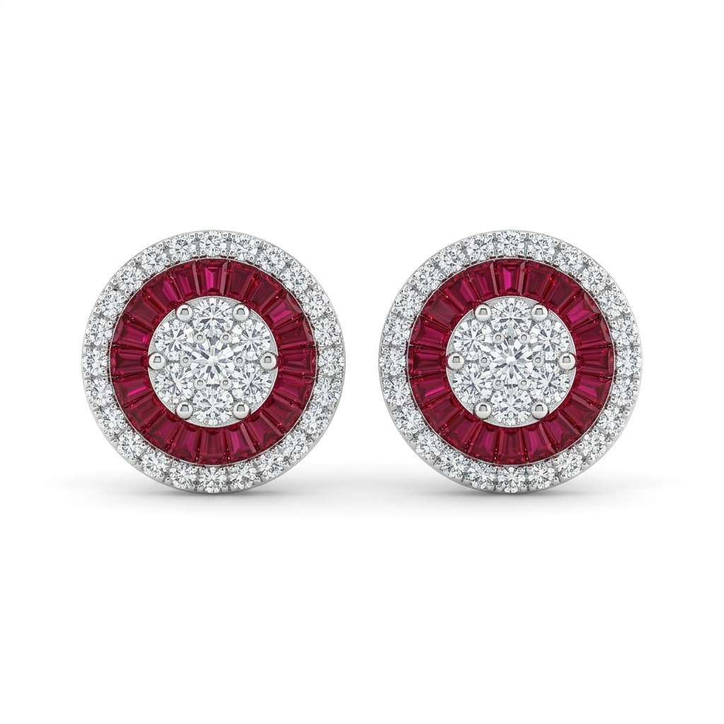 Lamar diamond earrings