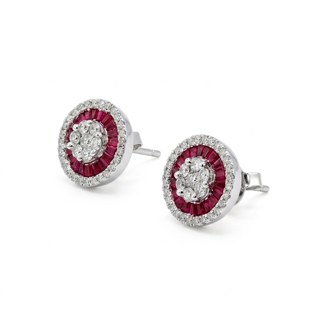 Lamar diamond earrings