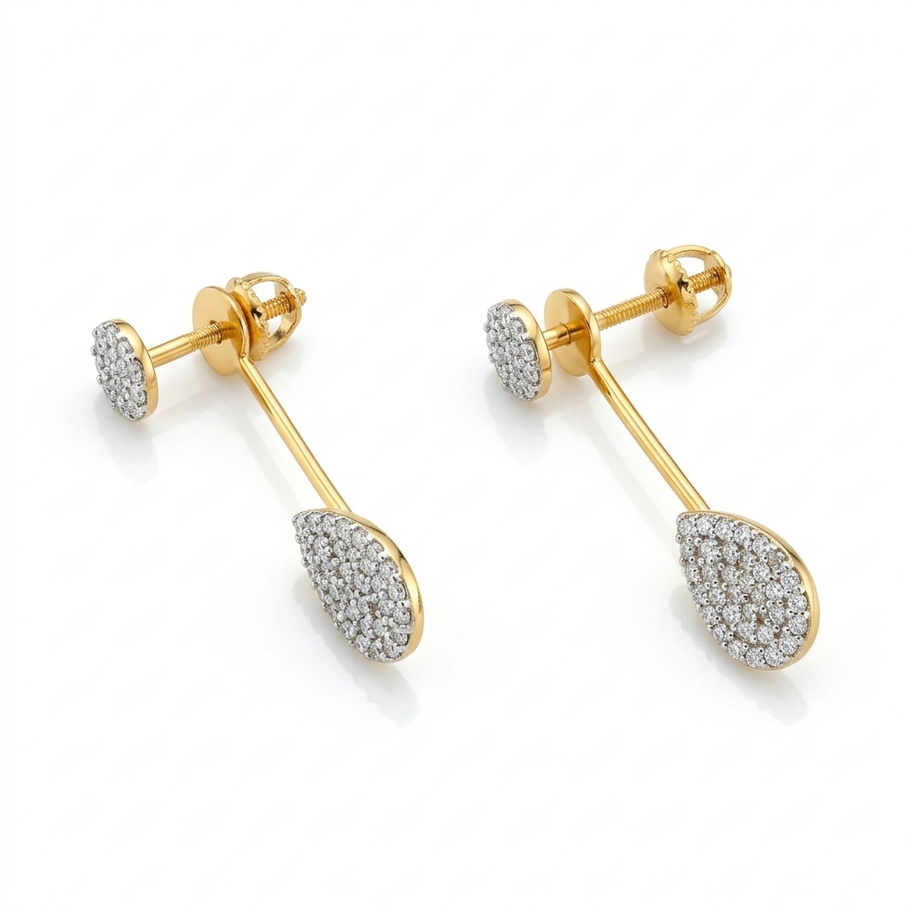 Lamar diamond earrings