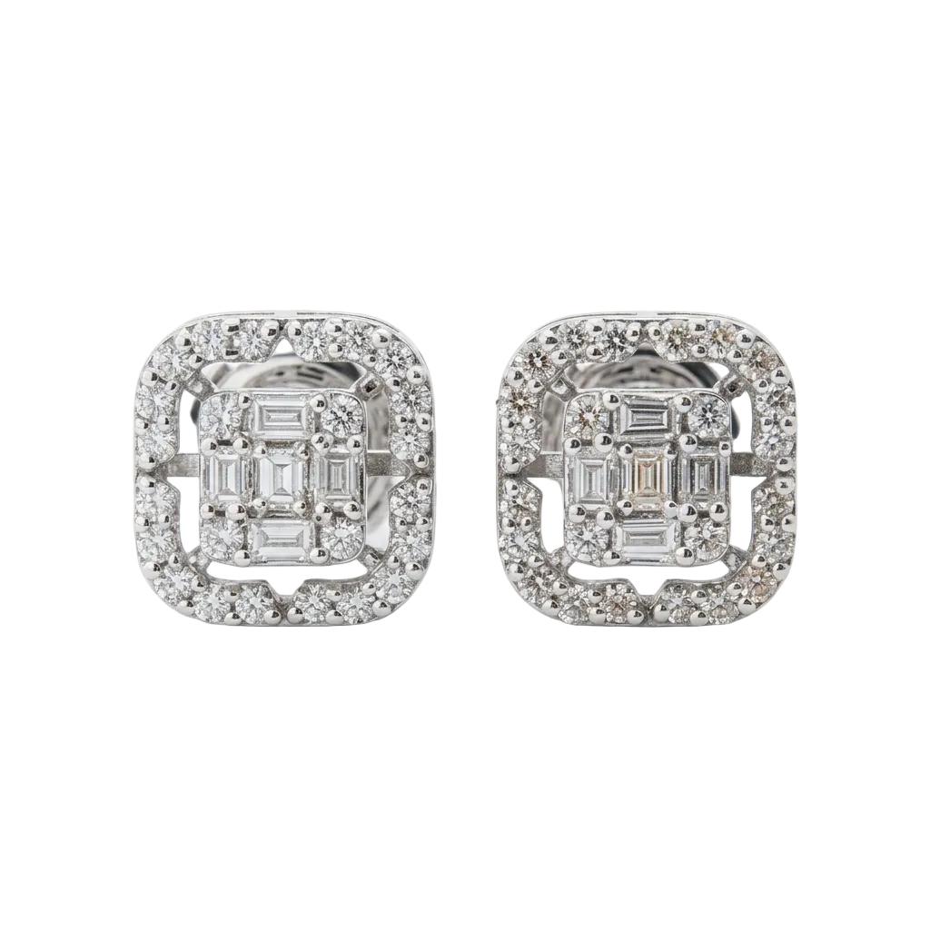 Lamar diamond earrings